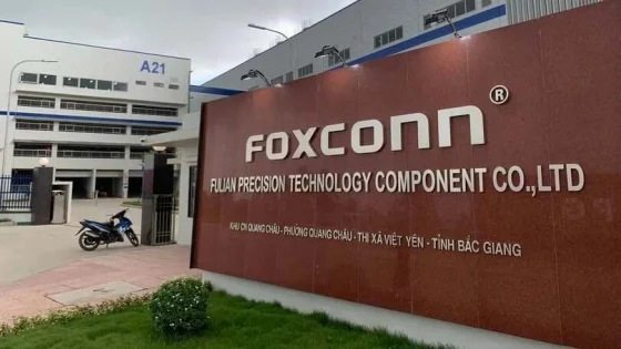 Foxconn rót thêm 287 triệu USD vào công ty tại miền Bắc Việt Nam